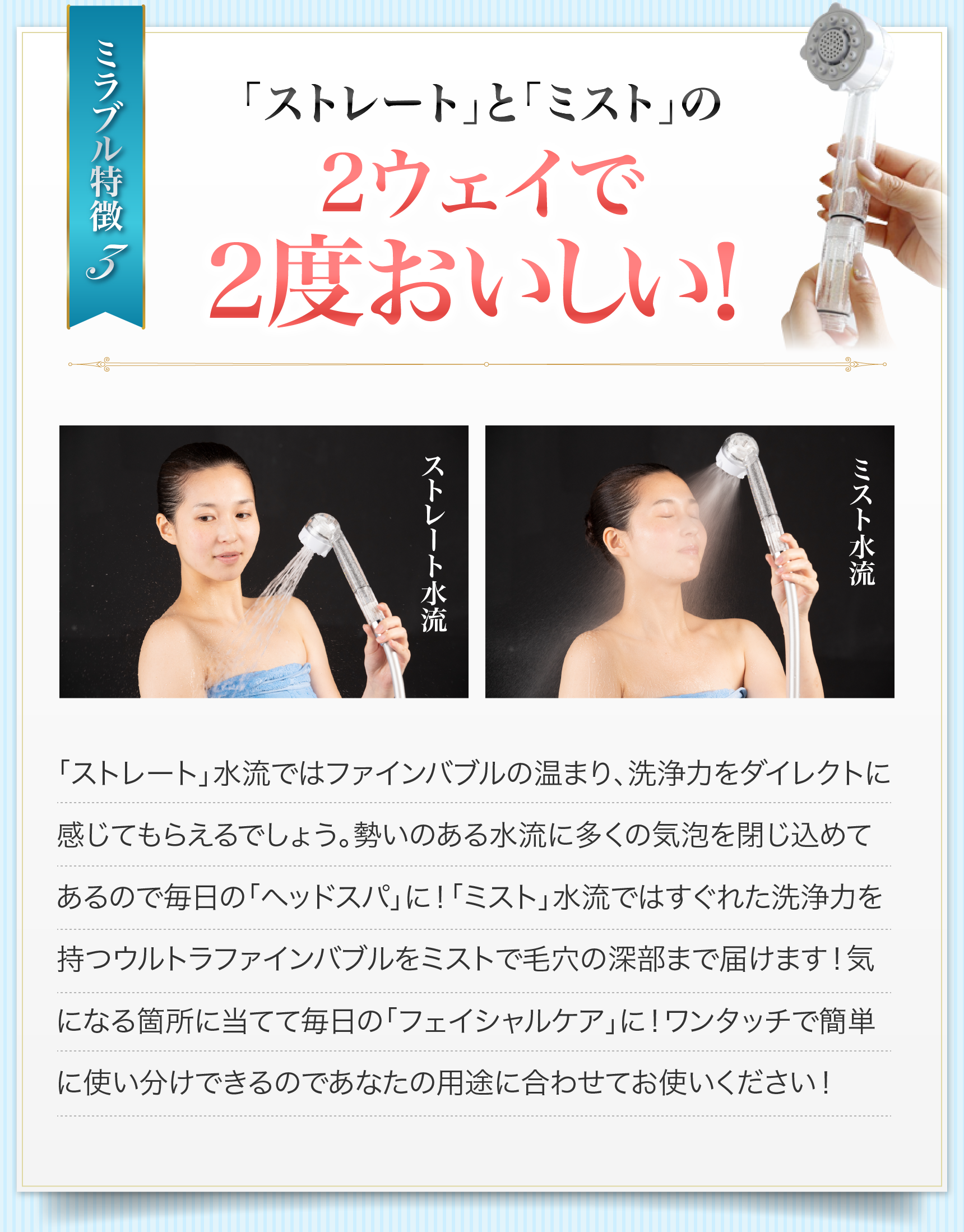 ２ウェイで２度美味しい
