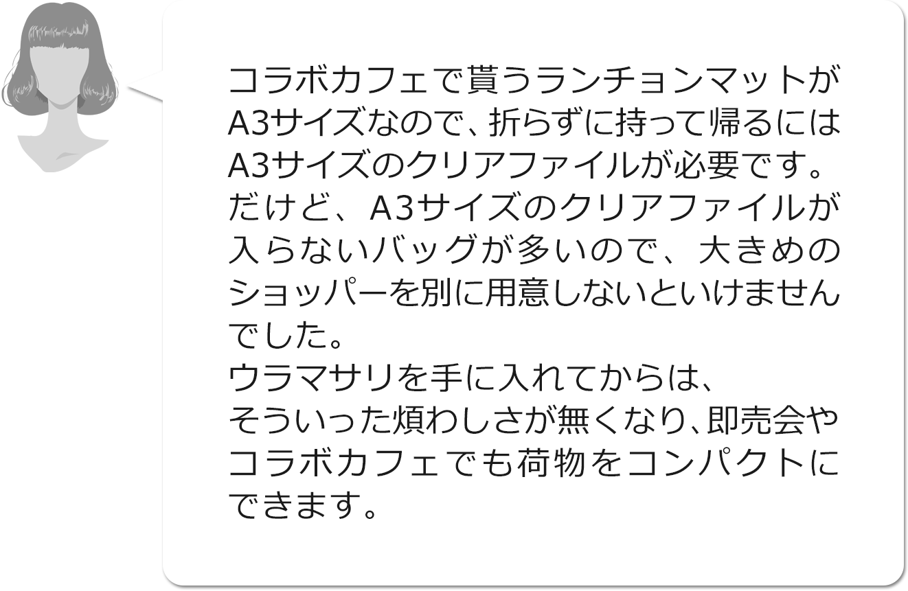 コラボカフェで貰うランチョンマット
